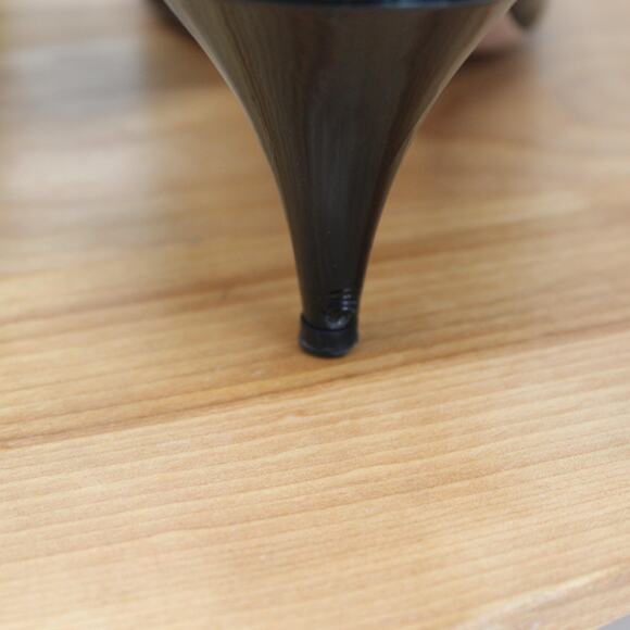 Miu Miu Shoes Women 9.5 Patent Leather Slingback Heels Work Business Office Chic - Picture 6 of 11